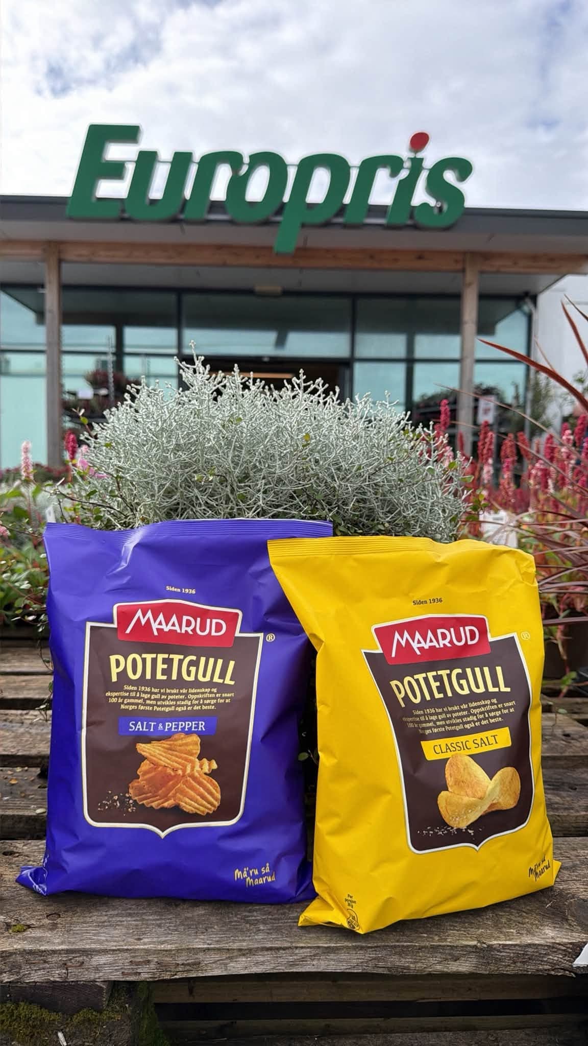 Potato chips from Europris Florø
